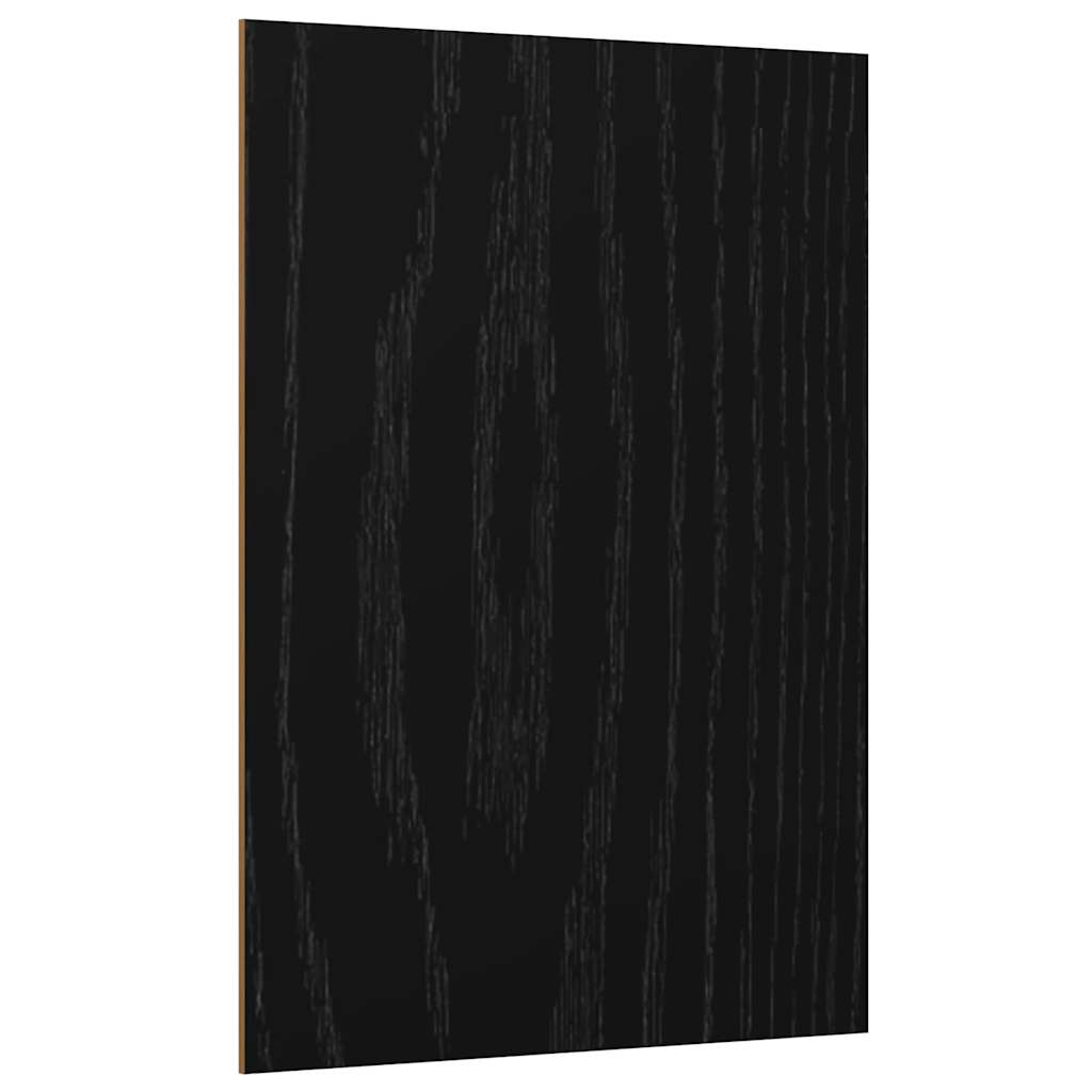 Dekor Panels 50 pcs Sort eg 30 x 42 x 0.27 cm Konstrueret træ