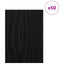 Dekor Panels 50 pcs Sort eg 30 x 42 x 0.27 cm Konstrueret træ