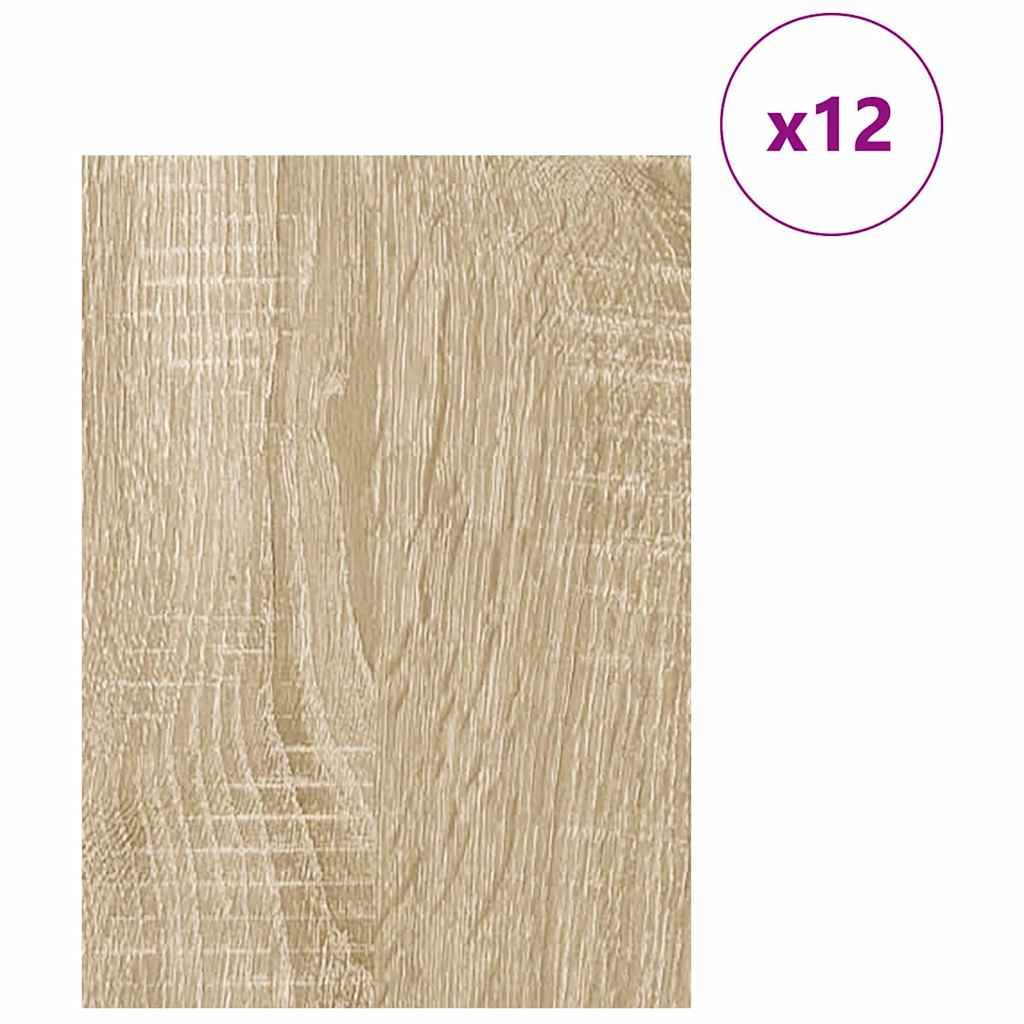 Dekor Panels 12 pcs Sonoma eg 30 x 42 x 0.27 cm Konstrueret træ