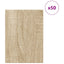 Dekor Panels 50 pcs Sonoma eg 30 x 42 x 0.27 cm Konstrueret træ