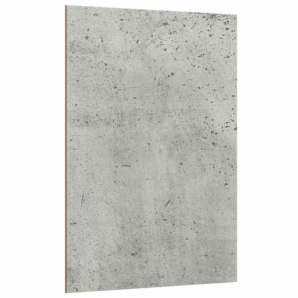Dekor Panels 12 pcs Beton Grå 30 x 42 x 0.27 cm Konstrueret træ