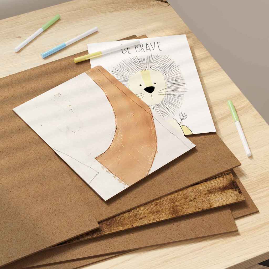 Dekor Panels 50 pcs Røget eg 30 x 42 x 0.27 cm Konstrueret træ
