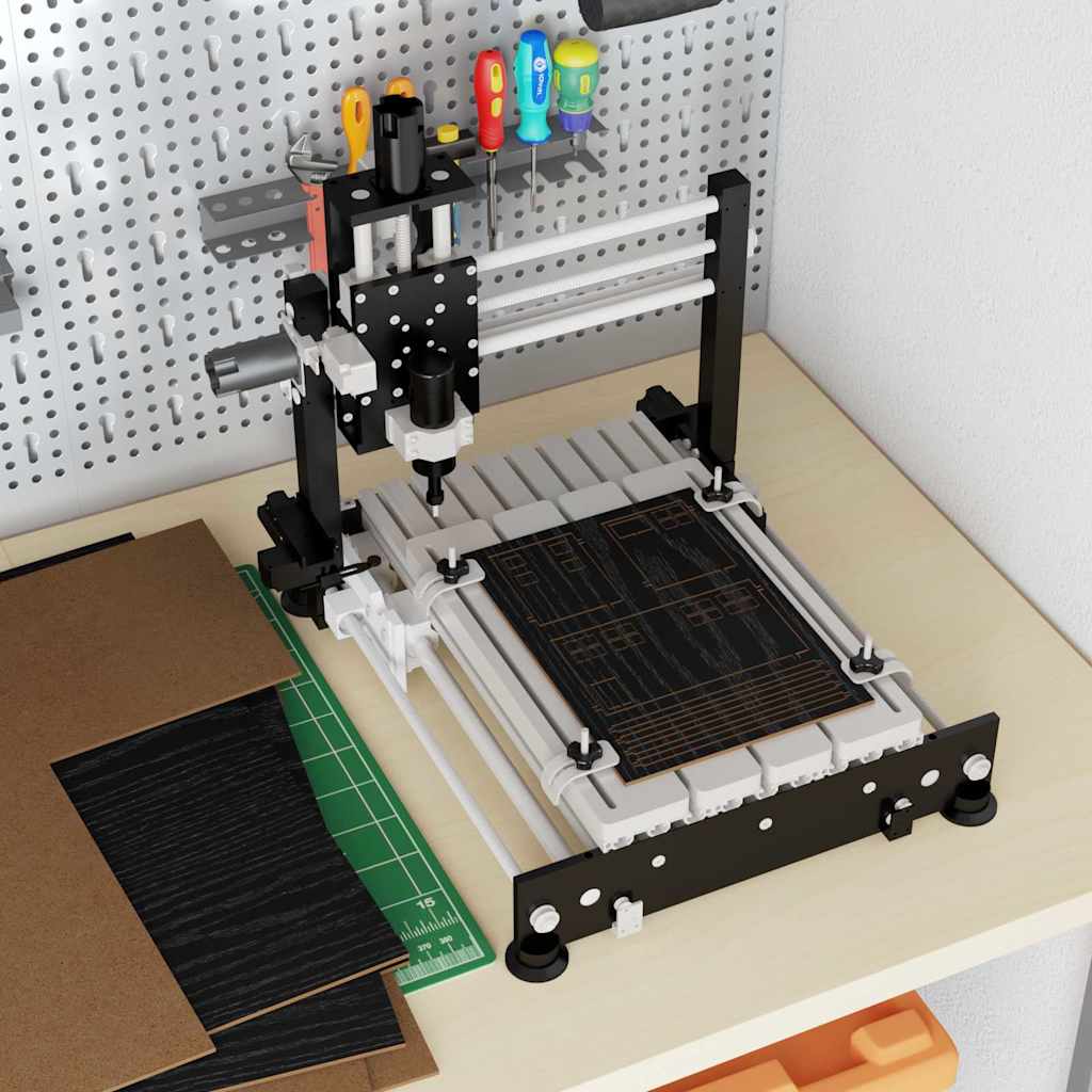 Dekor Panels 50 pcs Sort eg 40 x 60 x 0,27 cm Konstrueret træ