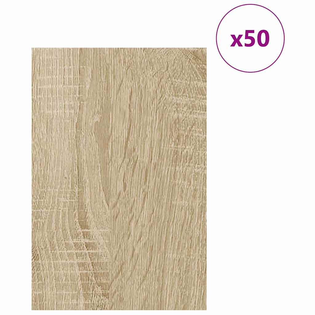 Dekor Panels 50 pcs Sonoma eg 40 x 60 x 0,27 cm Konstrueret træ
