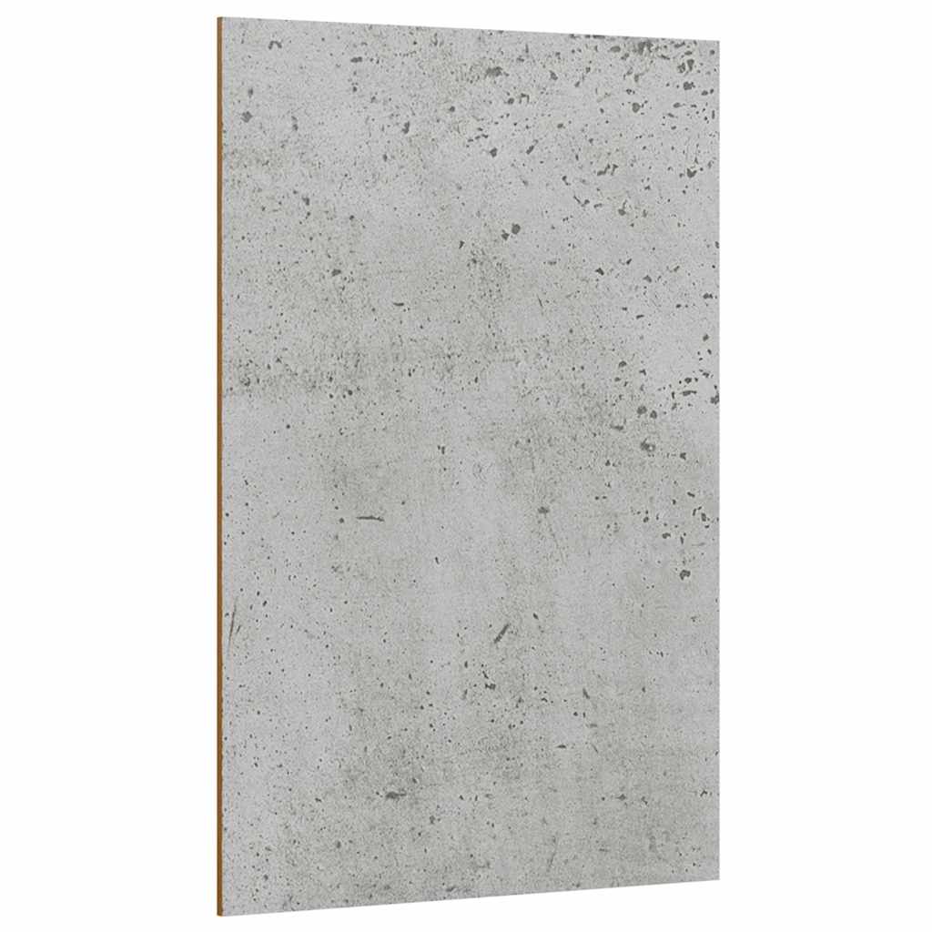Dekor Panels 12 pcs Beton Grå 40 x 60 x 0,27 cm Konstrueret træ