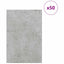 Dekor Panels 50 pcs Beton Grå 40 x 60 x 0,27 cm Konstrueret træ