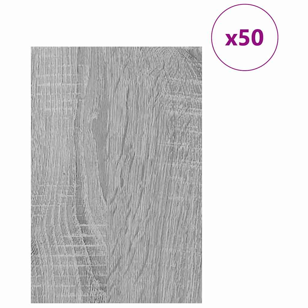 Dekor Panels 50 pcs Grå Sonoma 40 x 60 x 0,27 cm