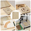 Dekor Panels 12 pcs Sonoma eg 30 x 30 x 0,27 cm Konstrueret træ