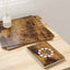 Dekor Panels 50 pcs Røget eg 30 x 30 x 0,27 cm Konstrueret træ