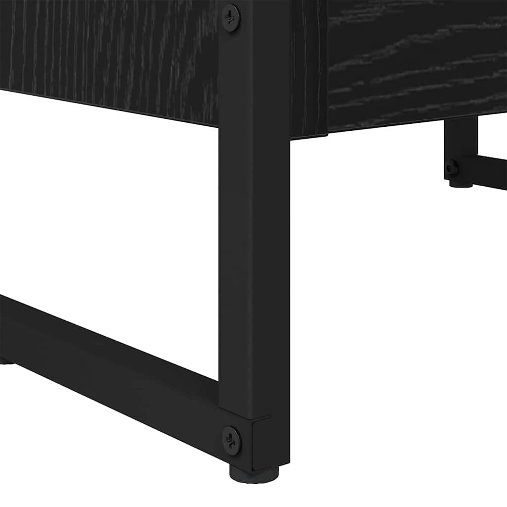 Bogskab Sort eg 40 x 30 x 86,5 cm Konstrueret træ