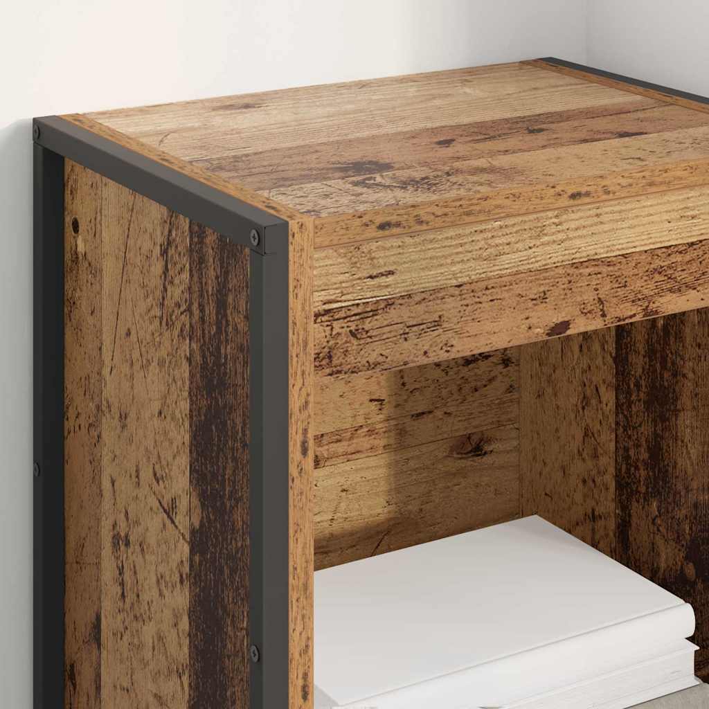 Bogskab Gammelt træ 40 x 30 x 86,5 cm Konstrueret træ