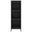 Bogskab Sort eg 40 x 30 x 121 cm Konstrueret træ