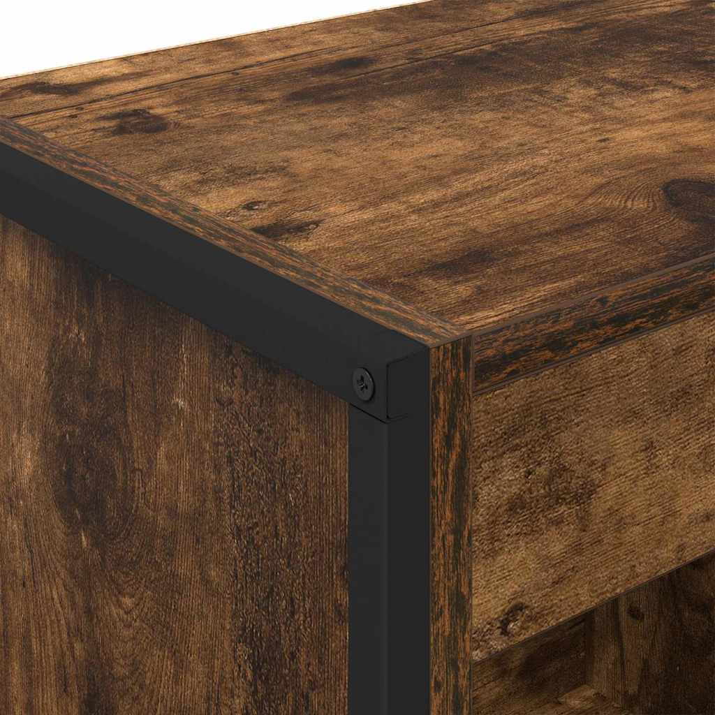 Bogskab Røget Eg 40 x 30 x 121 cm Konstrueret træ