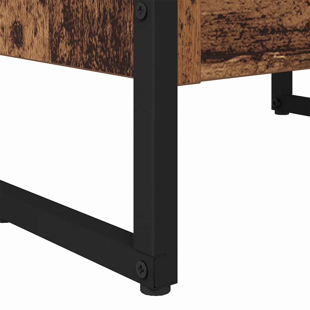 Bogskab Gammelt træ 40 x 30 x 155 cm Konstrueret træ