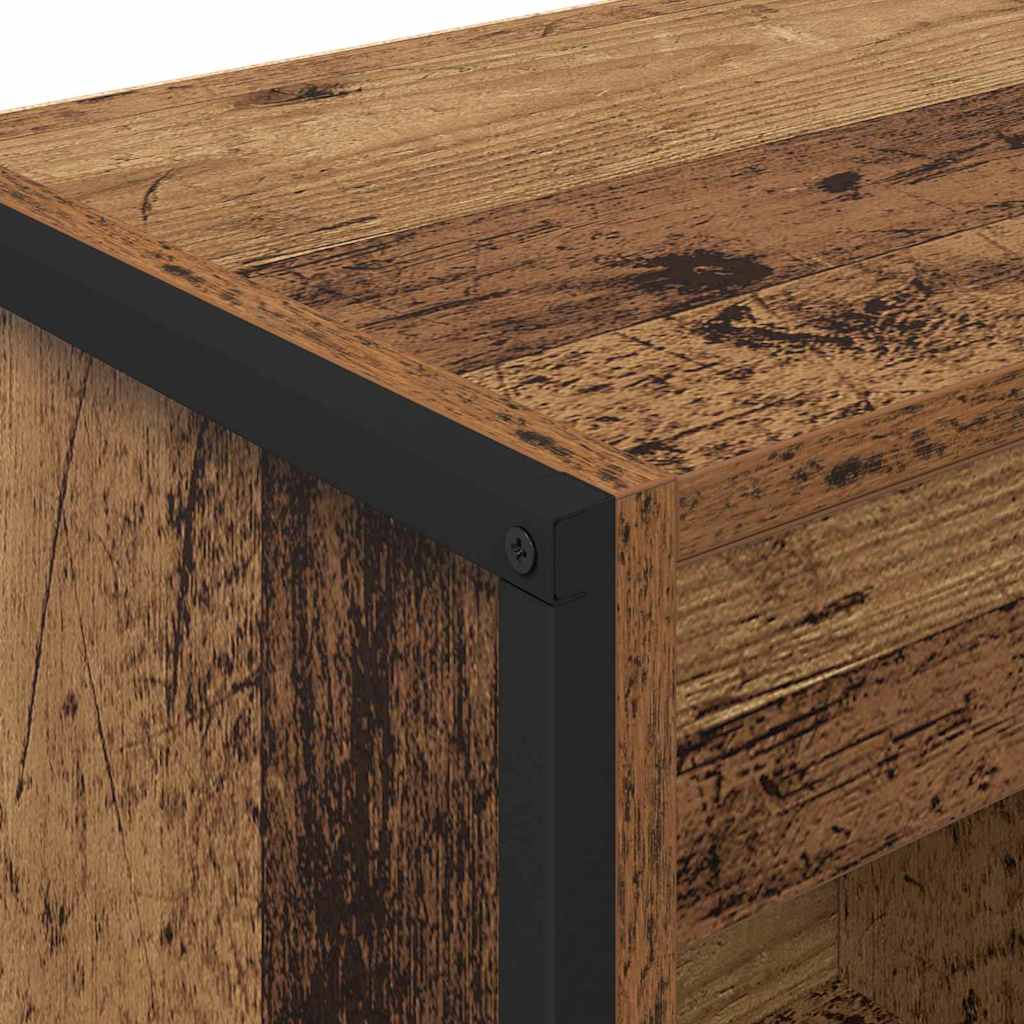 Bogskab Gammelt træ 40 x 30 x 189,5 cm Konstrueret træ