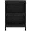 Bogskab Sort eg 60 x 30 x 86,5 cm Konstrueret træ