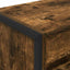 Bogskab Røget Eg 60 x 30 x 86,5 cm Konstrueret træ