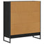 Bogskab Sort eg 80 x 30 x 86,5 cm Konstrueret træ