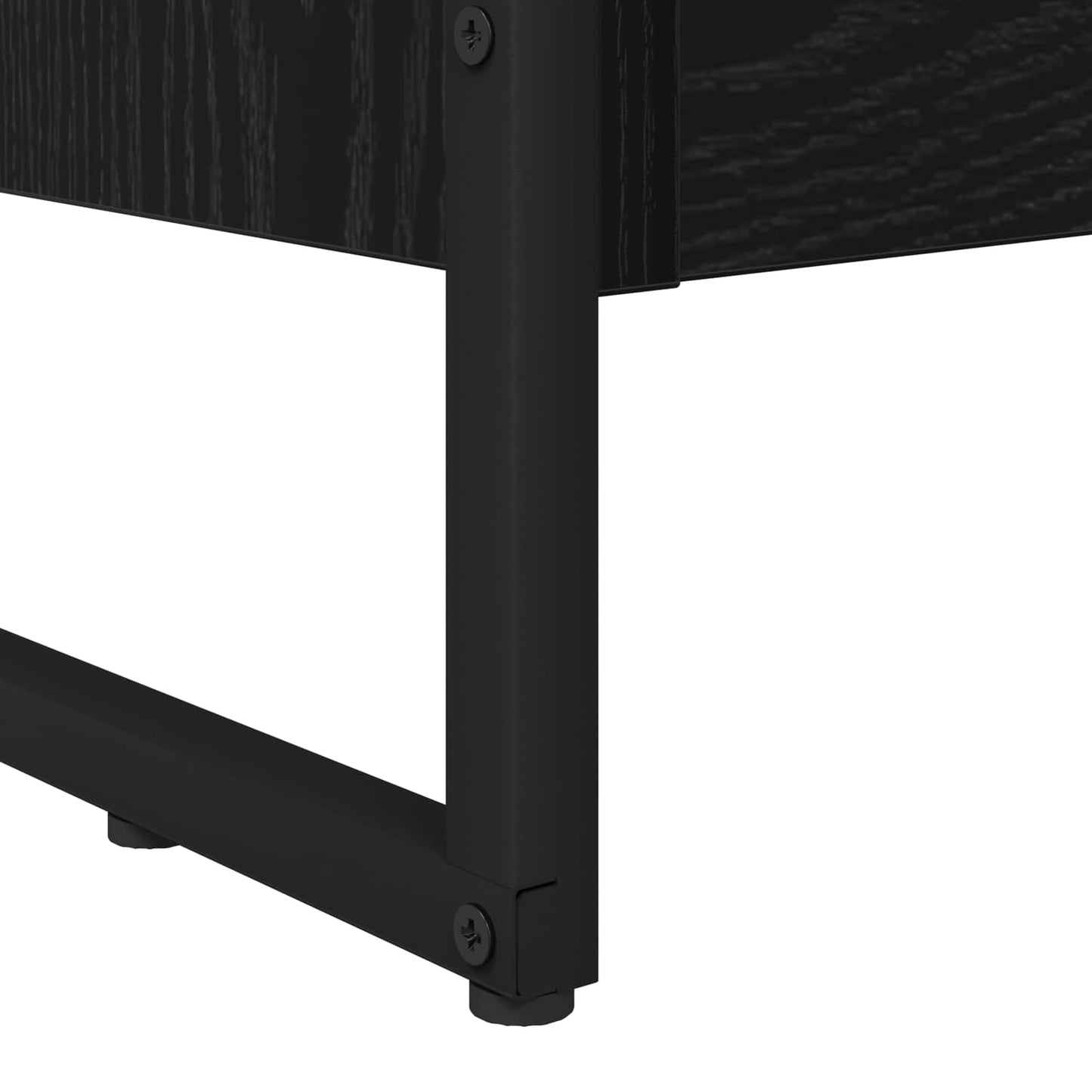 Bogskab Sort eg 80 x 30 x 121 cm Konstrueret træ
