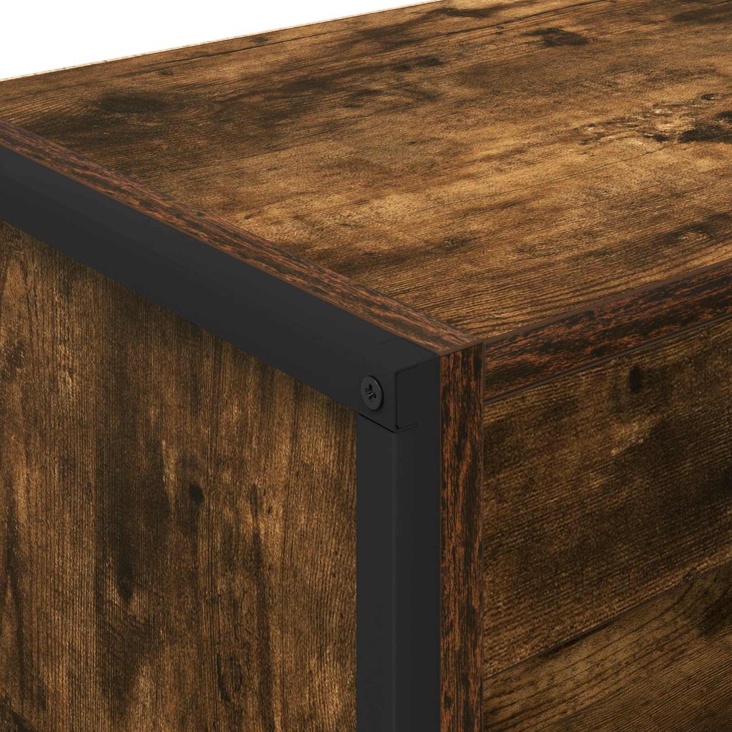 Bogskab Røget Eg 80 x 30 x 121 cm Konstrueret træ