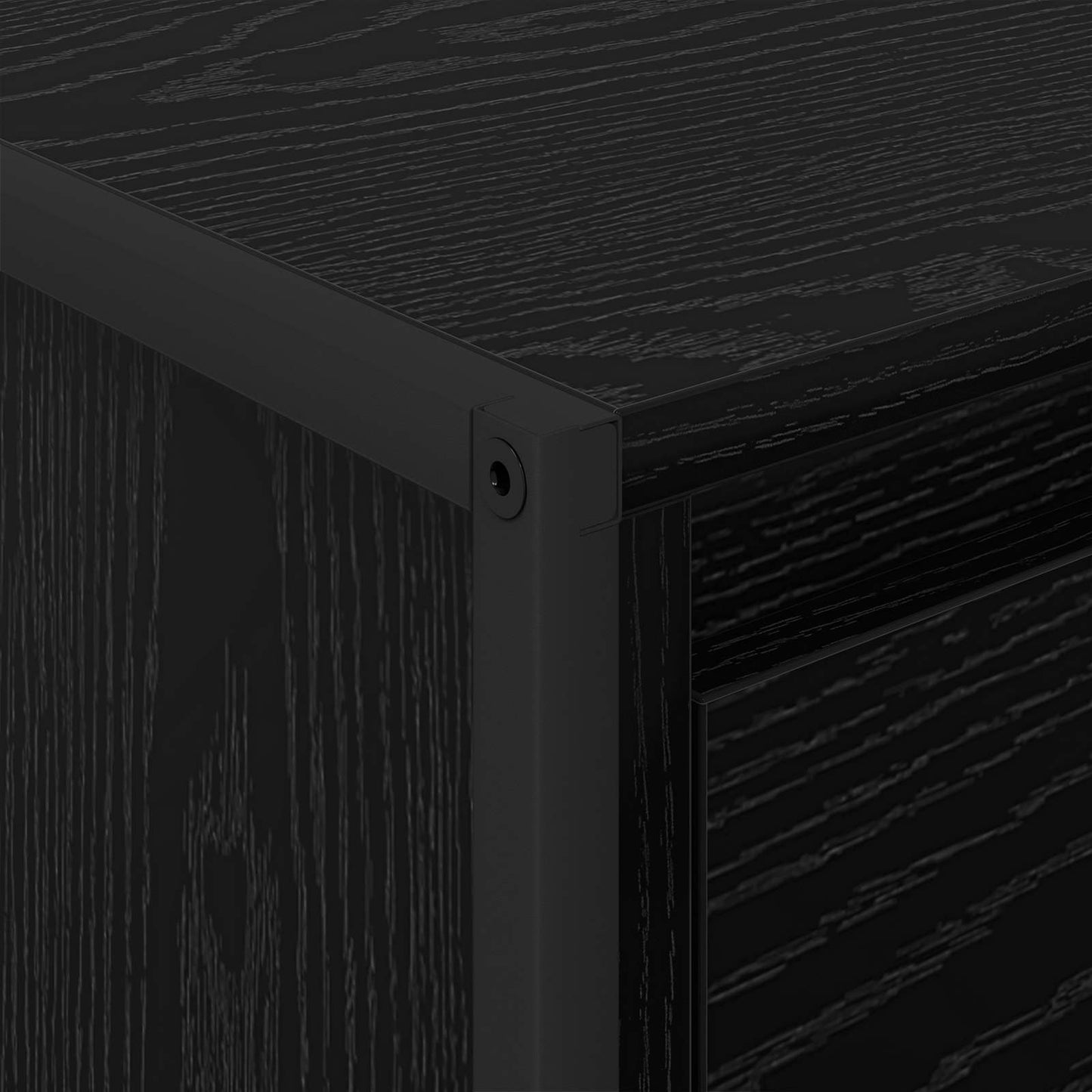 Sofabord Sort eg 100 x 46 x 40 cm Konstrueret træ