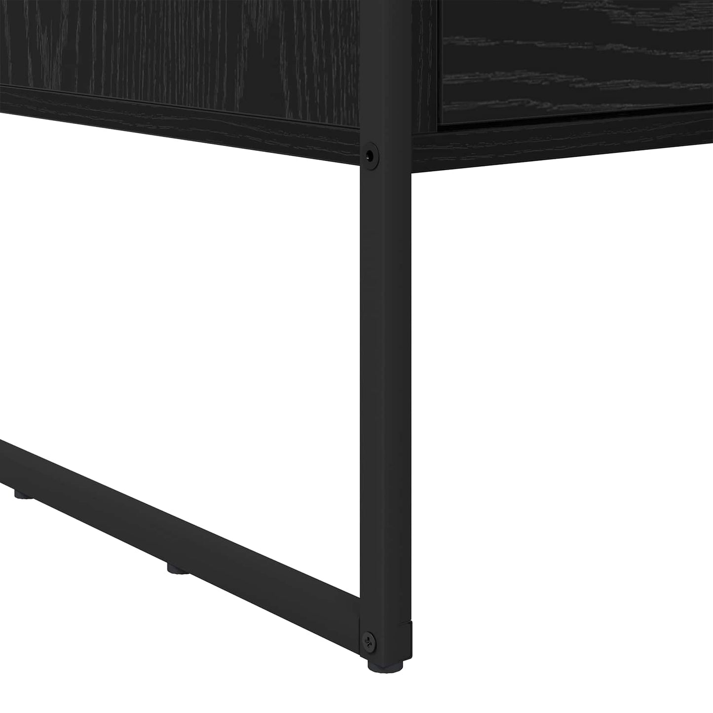 Sofabord Sort eg 100 x 46 x 40 cm Konstrueret træ