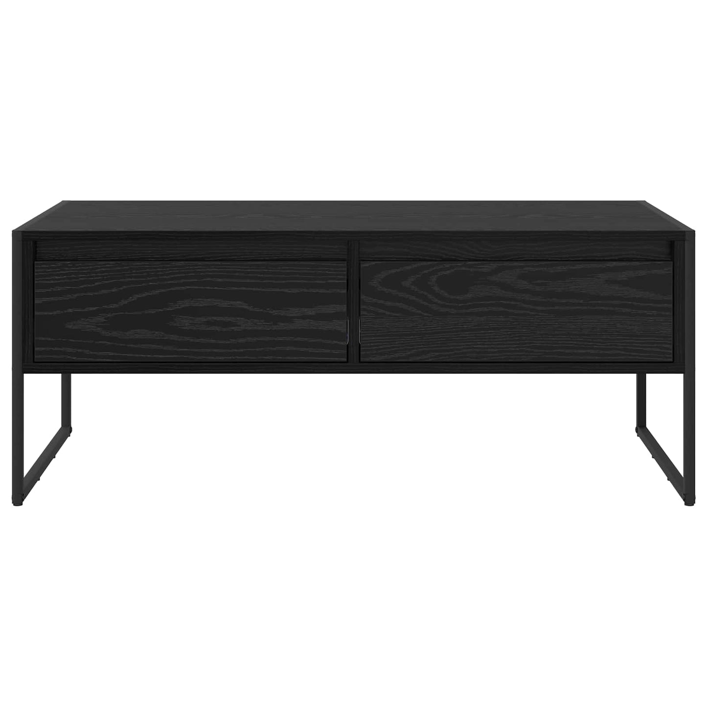 Sofabord Sort eg 100 x 46 x 40 cm Konstrueret træ