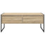 Sofabord med skuffe Sonoma 100 x 46 x 40 cm Konstrueret træ
