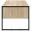 Sofabord med skuffe Sonoma 100 x 46 x 40 cm Konstrueret træ
