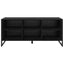 Sko skab Sort eg 100 x 35 x 44 cm Konstrueret træ