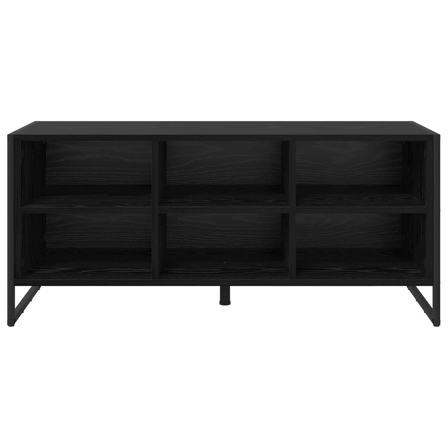 Sko skab Sort eg 100 x 35 x 44 cm Konstrueret træ