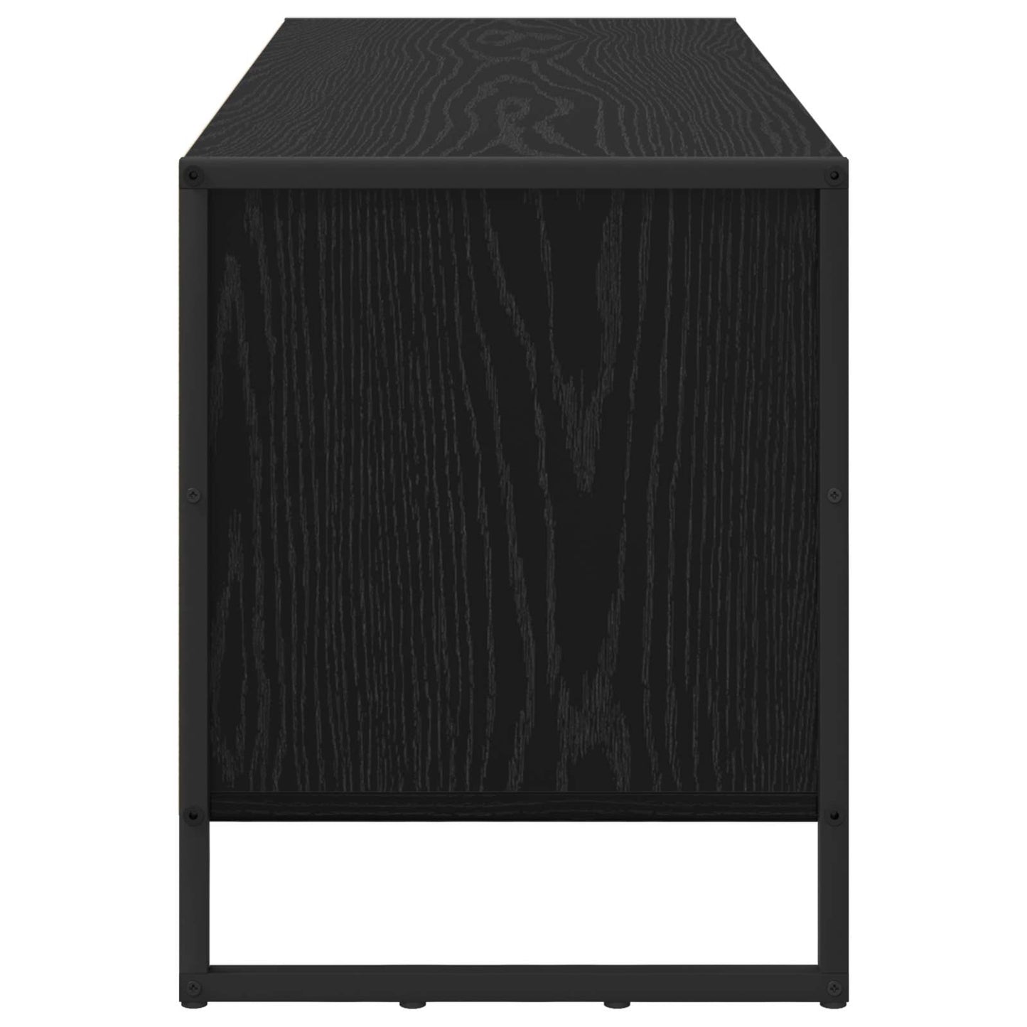 Sko skab Sort eg 100 x 35 x 44 cm Konstrueret træ