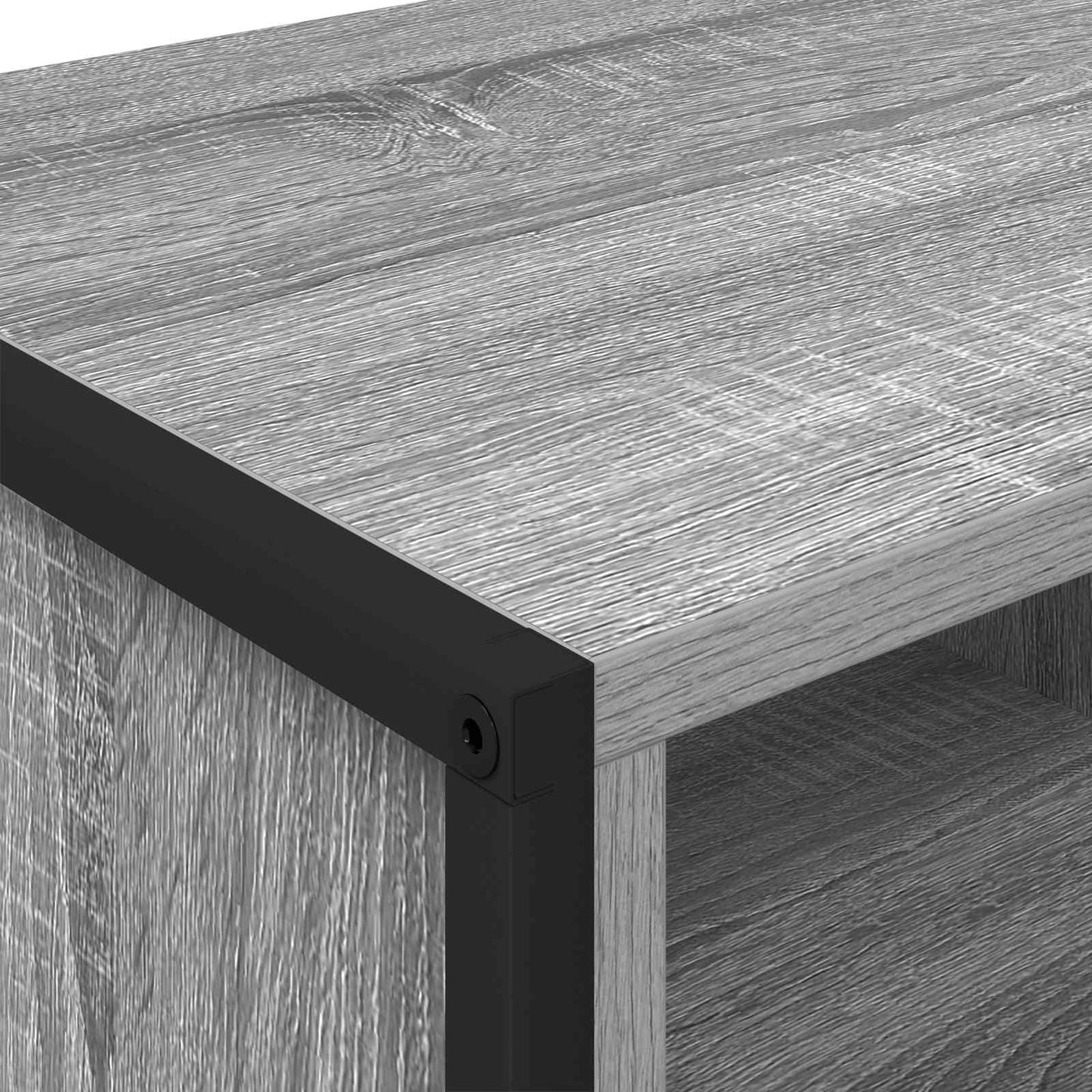 Sko skab Grå Sonoma 100 x 35 x 44 cm Konstrueret træ