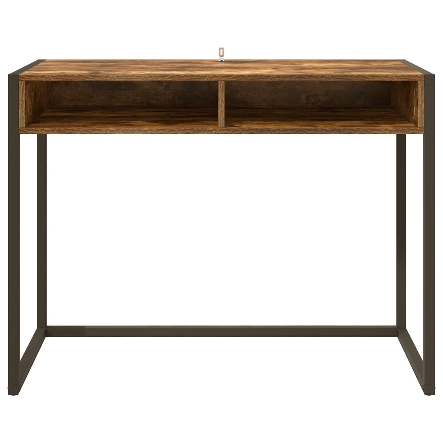 Bord med opbevaring Røget Eg 100 x 50 x 75 cm Konstrueret træ