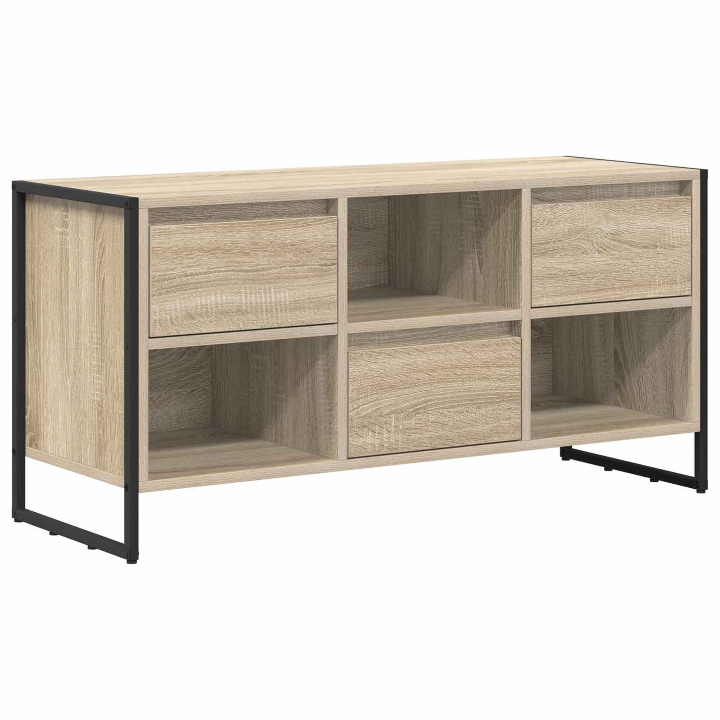 TV-skab med skuffe Sonoma 100 x 36 x 49,5 cm Konstrueret træ
