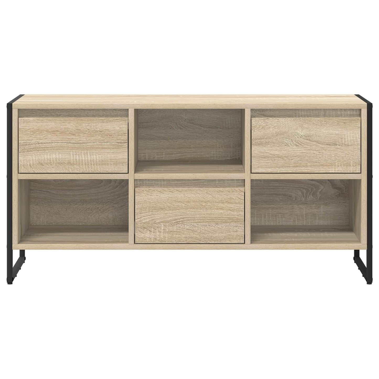 TV-skab med skuffe Sonoma 100 x 36 x 49,5 cm Konstrueret træ