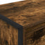 TV-skab med skuffe Røget Eg 100 x 36 x 49,5 cm Konstrueret træ