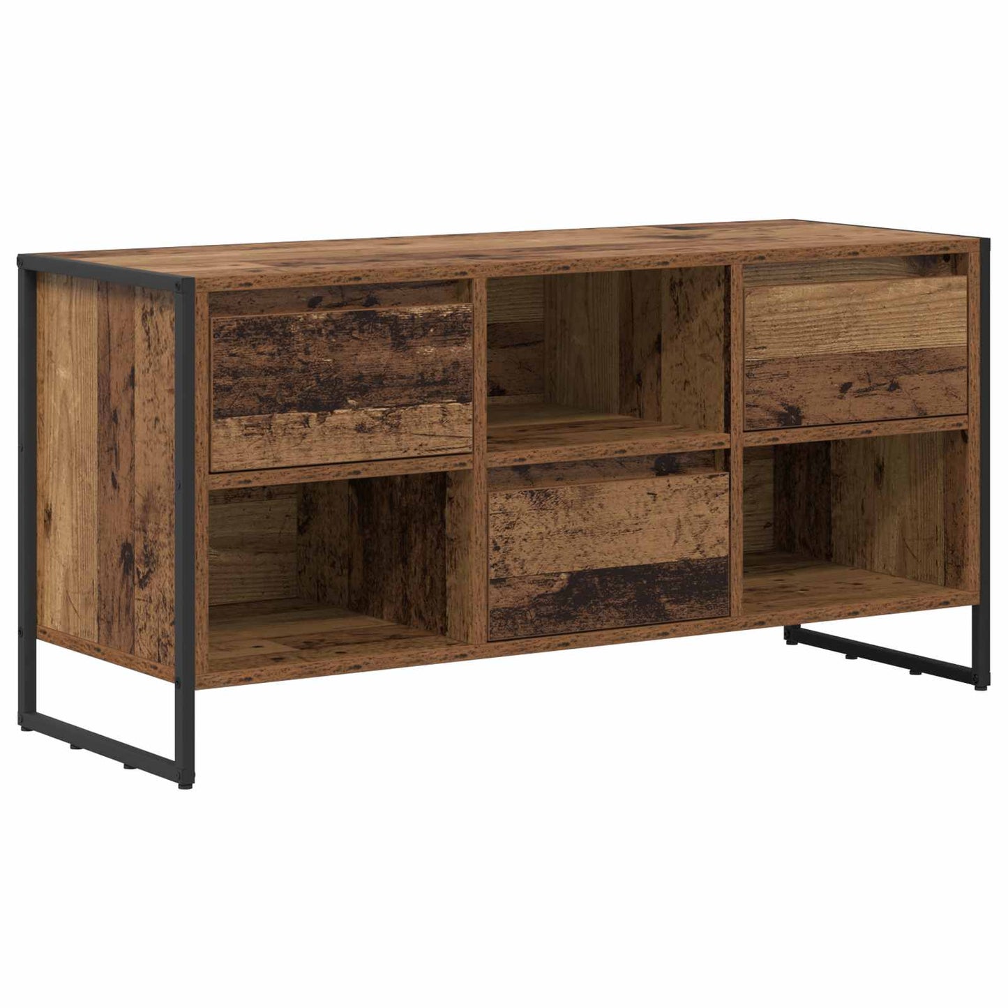 TV-skab Gammelt træ 100 x 36 x 49,5 cm Konstrueret træ