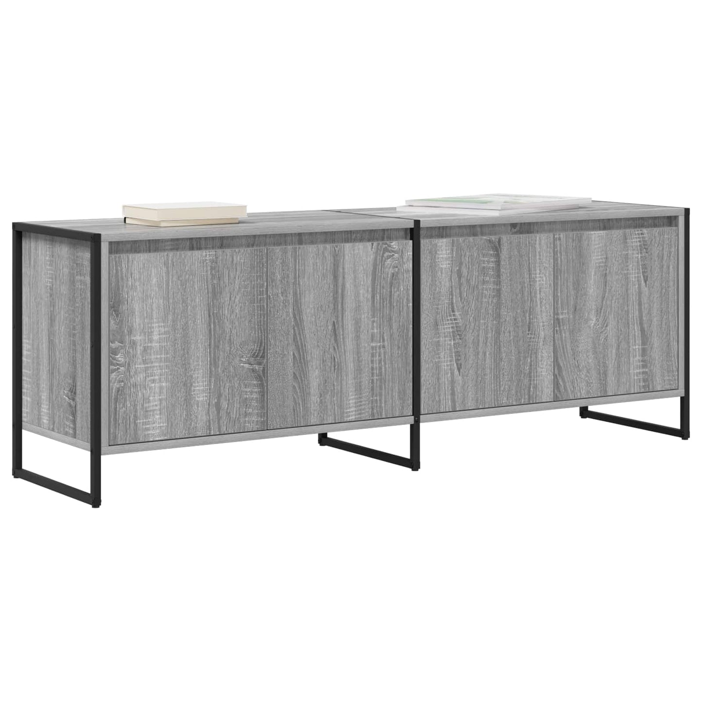 TV-skab Grå Sonoma 140 x 36 x 49.5 cm Konstrueret træ