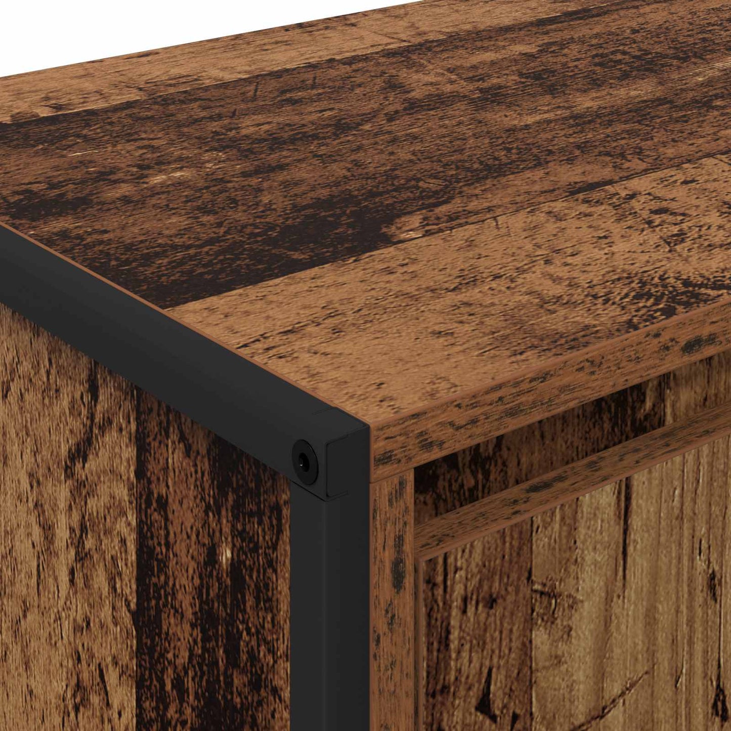 TV-skab Gammelt træ 140 x 36 x 49.5 cm Konstrueret træ