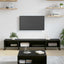 TV-skab 170.5 x 36 x 30.5 cm Sort eg Konstrueret træ