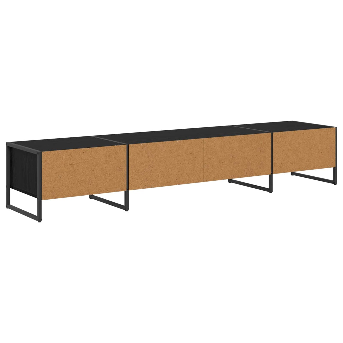 TV-skab 170.5 x 36 x 30.5 cm Sort eg Konstrueret træ