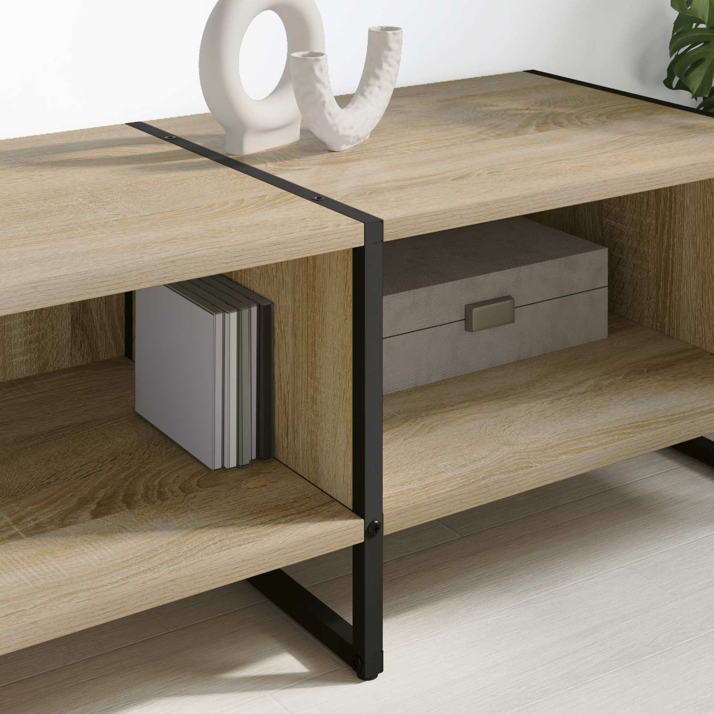 TV-skab Sonoma 170.5 x 36 x 30.5 cm Konstrueret træ