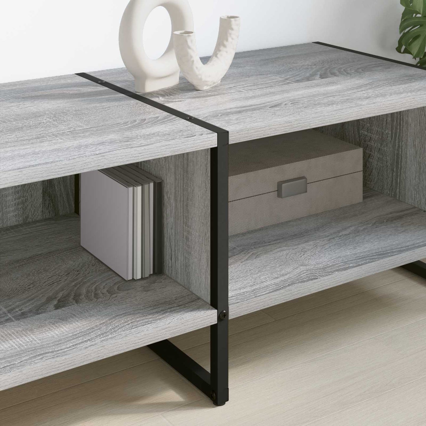 TV-skab Grå Sonoma 170.5 x 36 x 30.5 cm Konstrueret træ