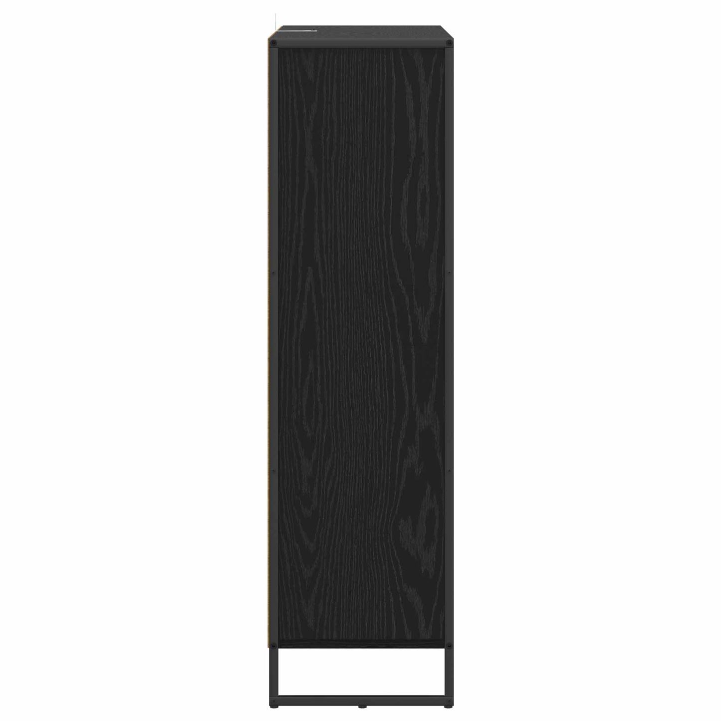 Bogskab Sort eg 99,5 x 30 x 108,5 cm Konstrueret træ