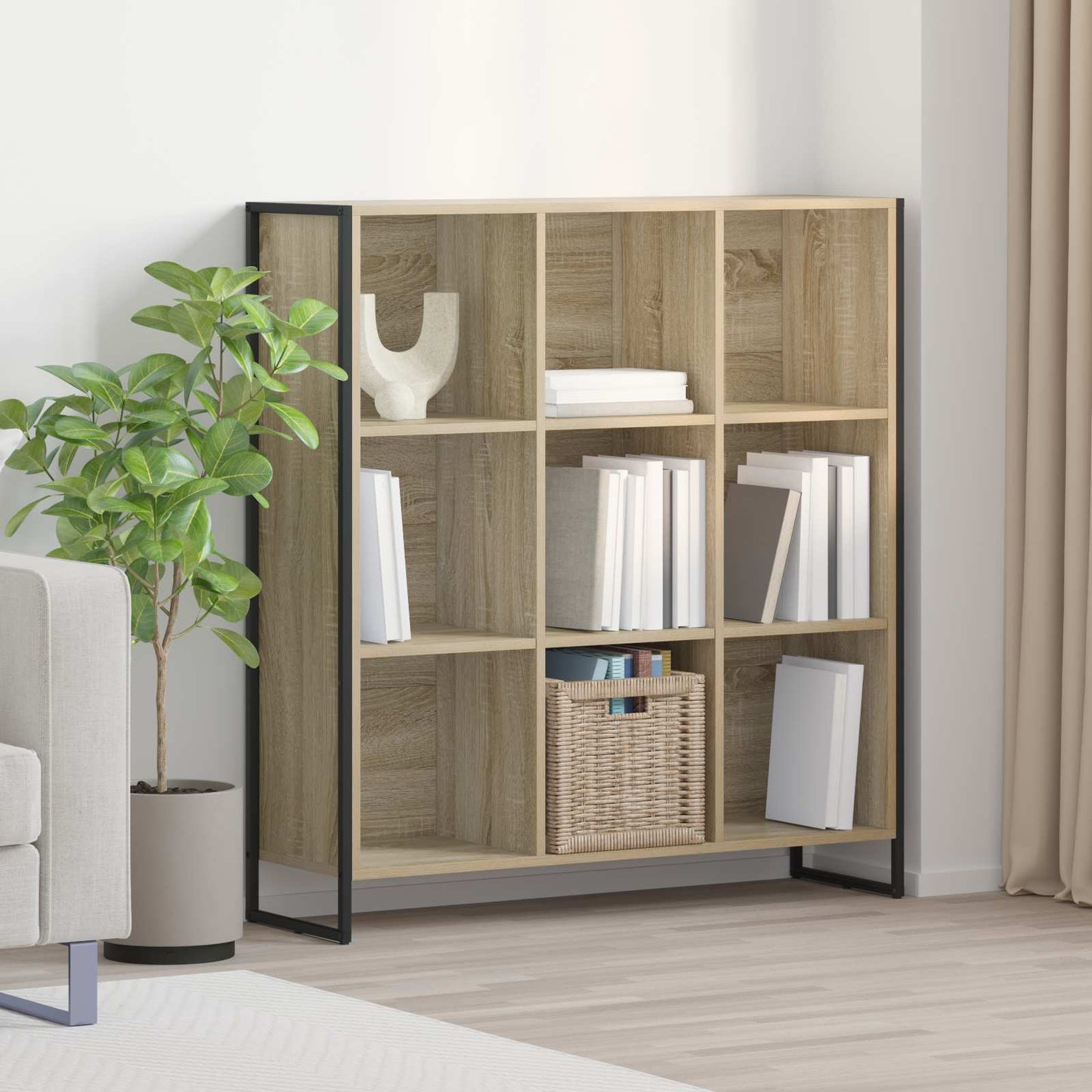 Bogskab Sonoma 99,5 x 30 x 108,5 cm Konstrueret træ