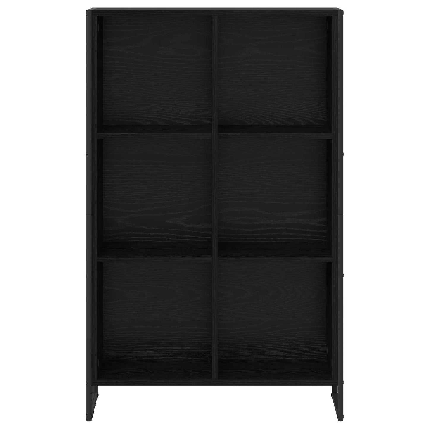 Bogskab Sort eg 99,5 x 30 x 108,5 cm Konstrueret træ