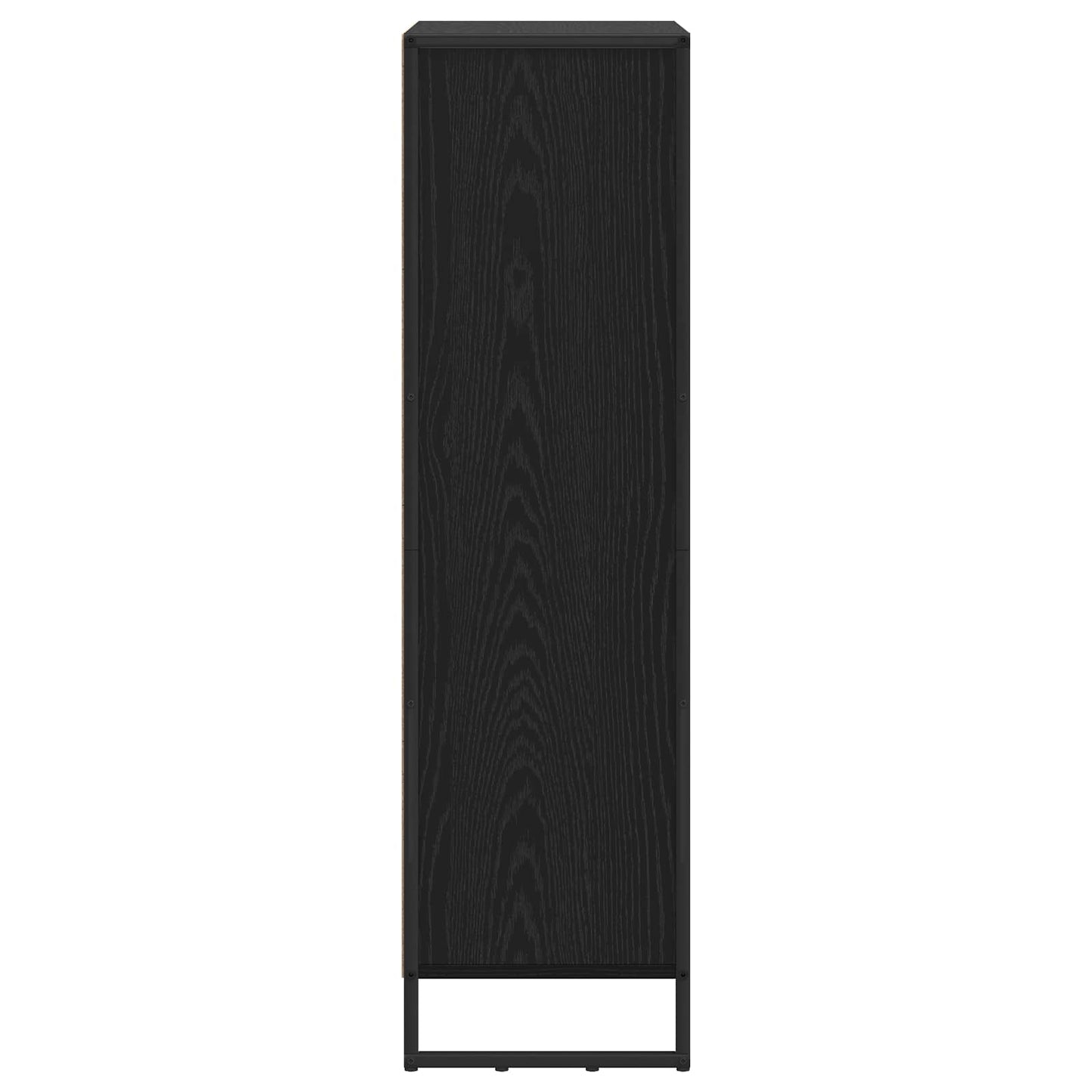 Bogskab Sort eg 99,5 x 30 x 108,5 cm Konstrueret træ
