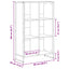 Bogskab Gammelt træ 99,5 x 30 x 108,5 cm Konstrueret træ