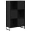 Bogskab Sort eg 68 x 30 x 108.5 cm Konstrueret træ